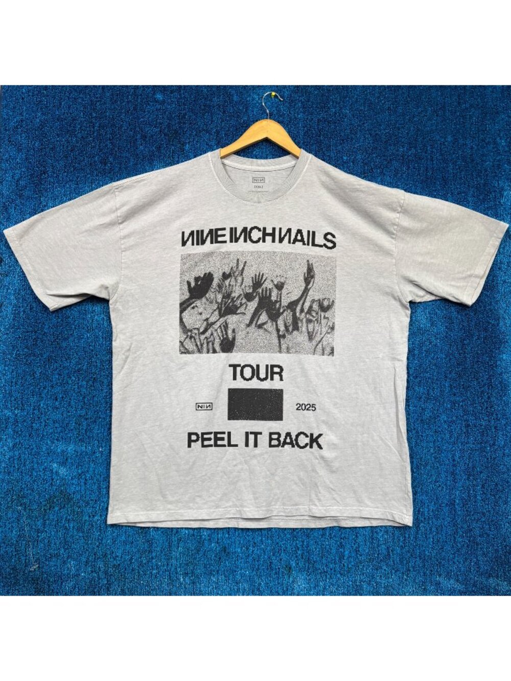 Nine Inch Nails Peel It Back 25 Tour Industrial Metal Tee 2X